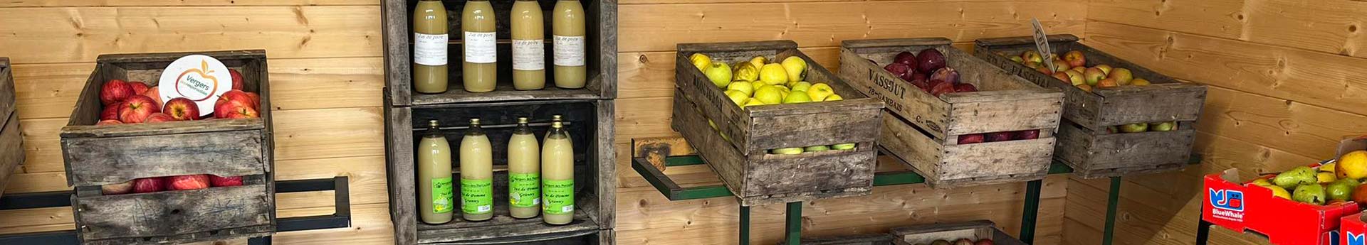 Vente directe pommes et poires près d'Azay le rideau 