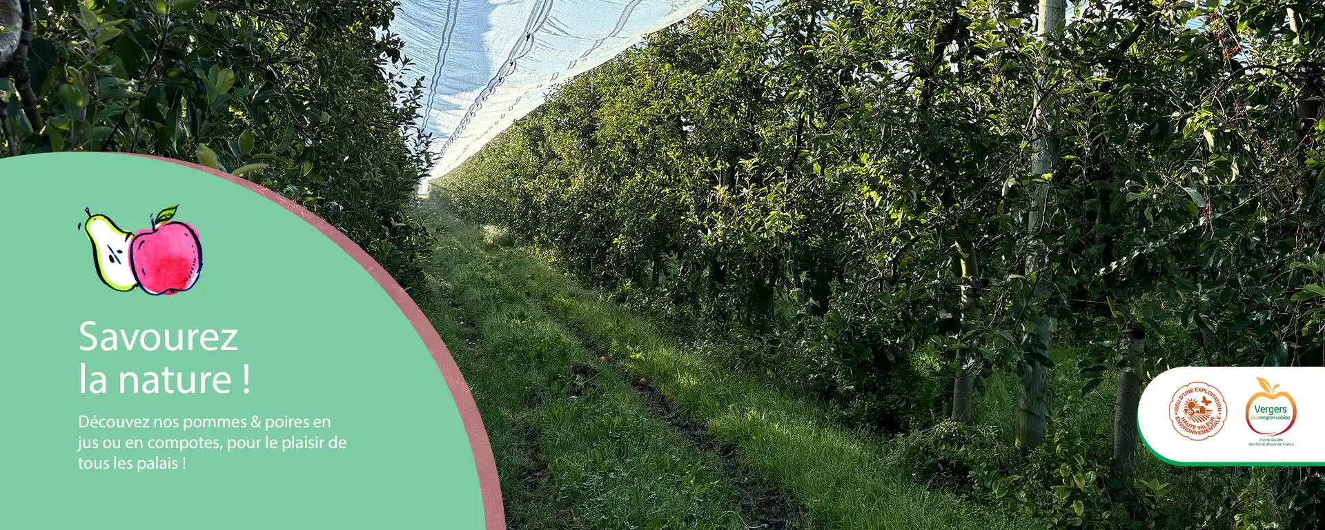 Domaine agricole pommes et poires